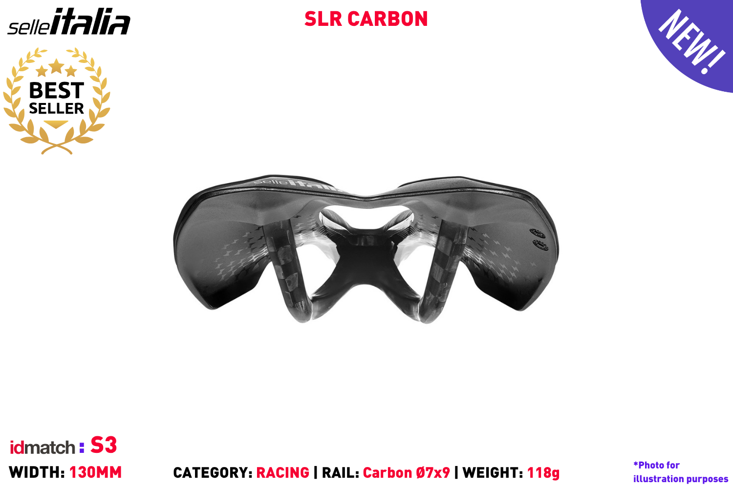 SLR 3D Carbon - S3 | Hup Leong Company | The Bicycle People